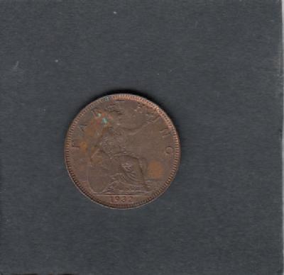 Beschrijving: 1 Farthing GEORGIUS V